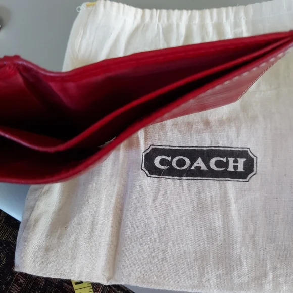 Coach Embossed Leather Wallet - Picture 7 of 10